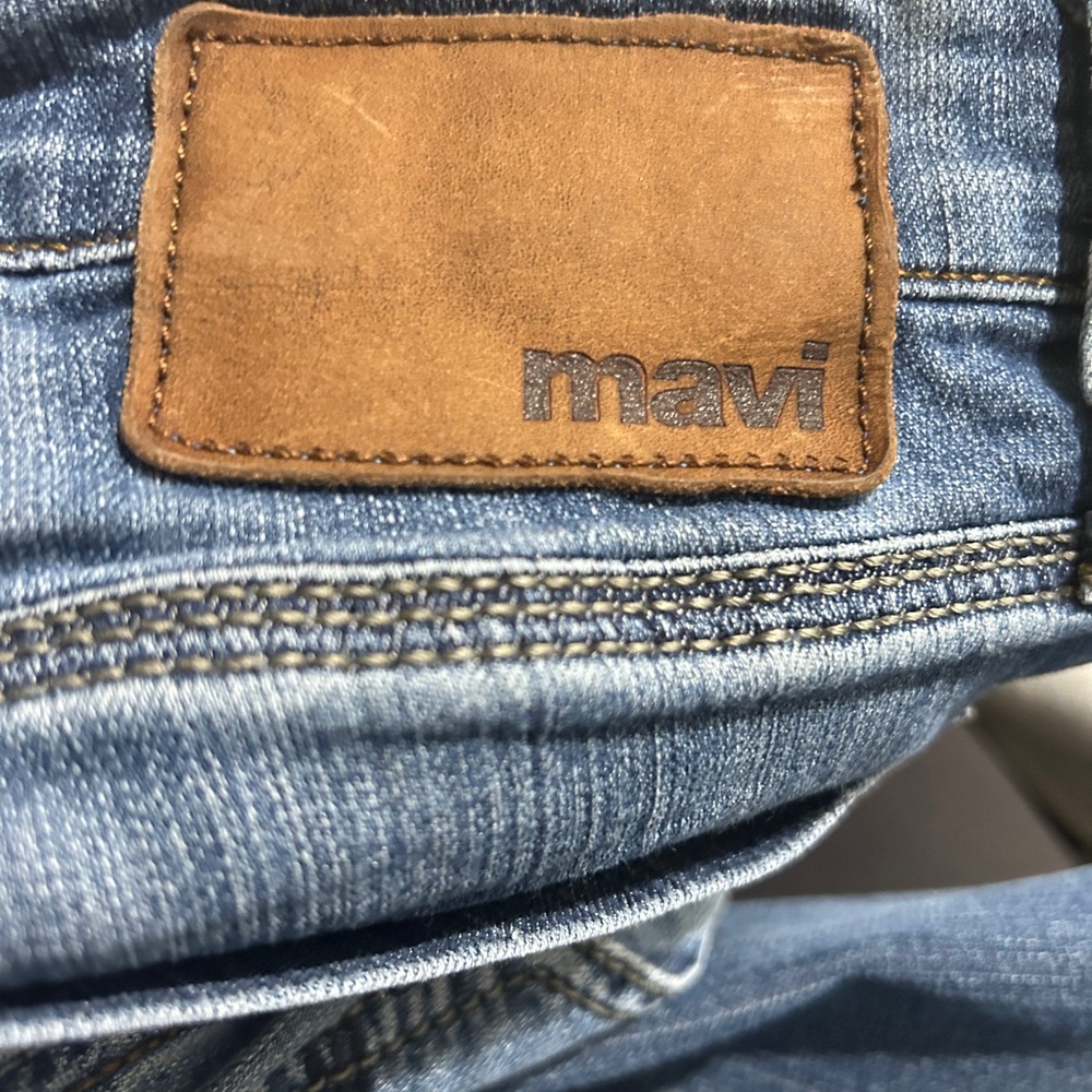 Mavi Women’s Straight Leg Medium Rise Blue Jeans Denim Sz 28/32 Y2K‎ Stone Wash - Picture 9 of 10